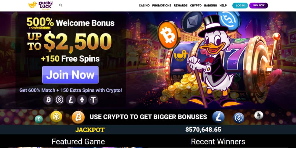 DuckyLuck slots casino