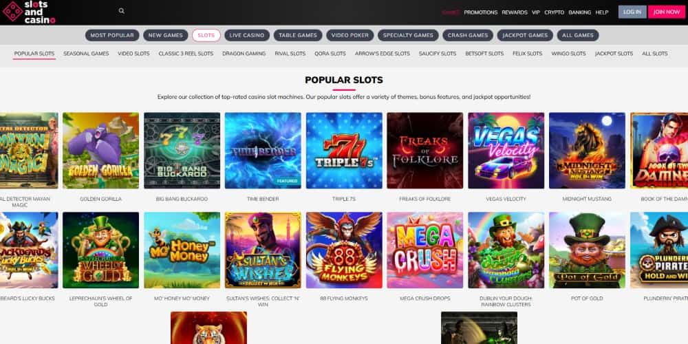 Slots and Casino slots bonuses